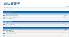 Desktop Screenshot of english-listening.com